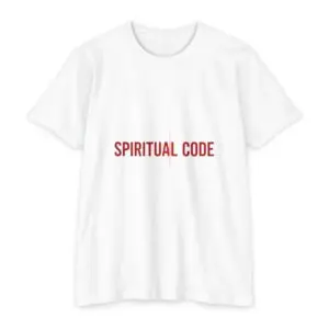 Men Spiritual Code T-Shirt — Minimalist Faith & Mindfulness Tee