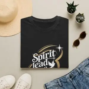 Men Minimal Gold Swirl T-Shirt