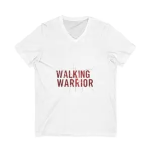 Walking Warrior V-Neck Tee