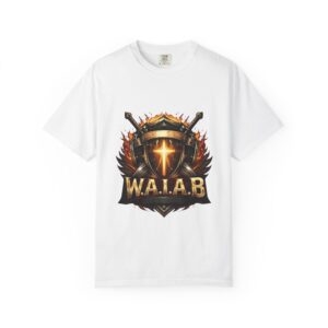 Women W.A.I.A.B. Shield Medieval Crest Gamer T-Shirt
