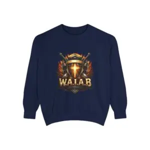 Men Warrior Crest Sweatshirt — WALAB Medieval Crewneck