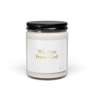 Scented soy candle