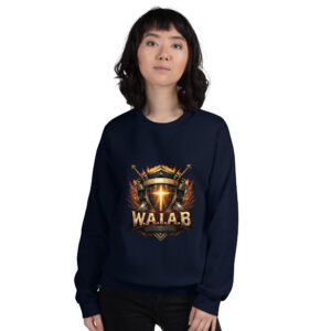Women Warrior Crest Sweatshirt — WALAB Medieval Crewneck