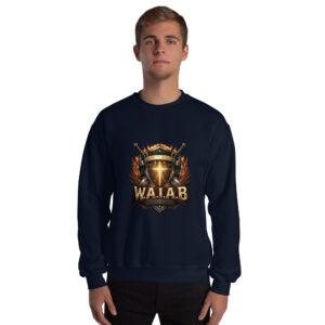 Men Warrior Crest Sweatshirt — WALAB Medieval Crewneck
