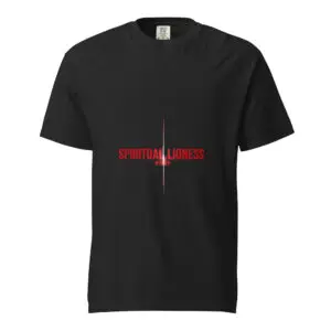 Men Spiritual Lioness T-Shirt — Minimal Faith Graphic Tee