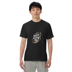 Men Minimal Gold Swirl T-Shirt