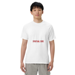 Men Spiritual Code T-Shirt — Minimalist Faith & Mindfulness Tee