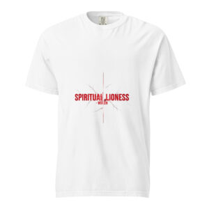 Men Spiritual Lioness T-Shirt — Minimal Faith Graphic Tee