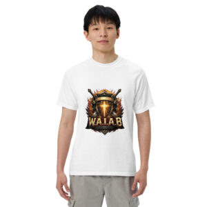 Men W.A.I.A.B. Shield Medieval Crest Gamer T-Shirt