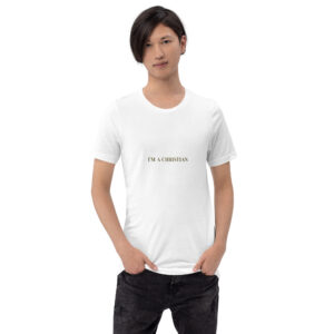 Women Christian Statement Tee — “I’M A CHRISTIAN” T-Shirt